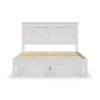 Holz-Platformbett mit Lattenrahmen rustikales Design Bettgestell