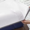 Woll Bettwäsche Set mit atmungsaktivem Gewebe und Spannbettlaken System